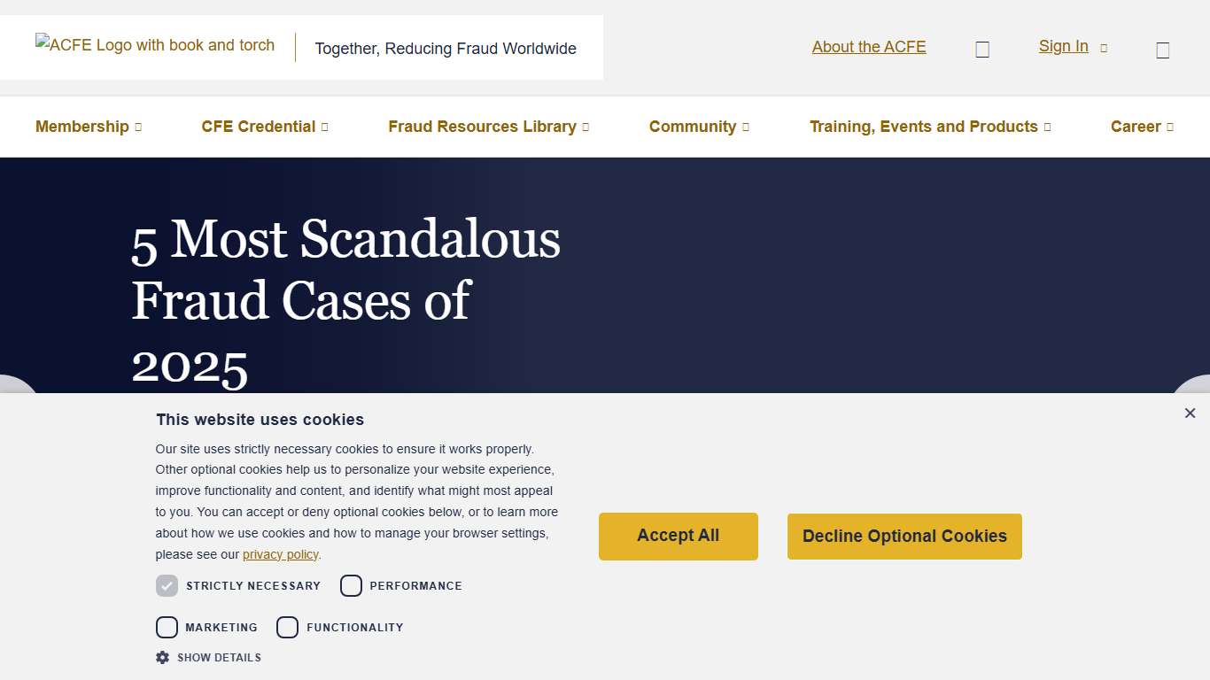 Association of Certified Fraud Examiners